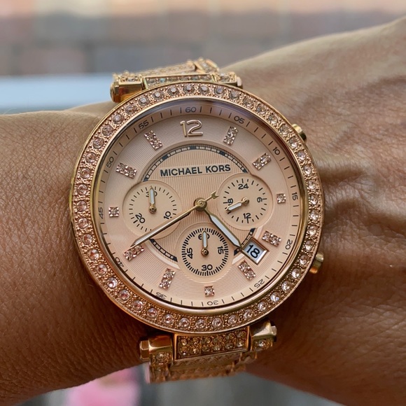 Michael Kors Crystal Watch - Picture 2 of 12